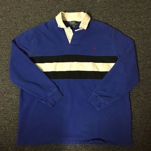 MEN’S VINTAGE POLO RALPH LAUREN STRIPED RUGBY